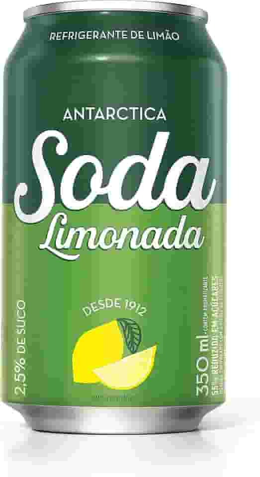 Antártica Refrigerante Soda Limonada Lata 350Ml