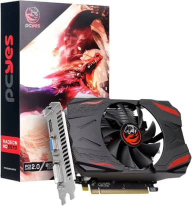PLACA DE VIDEO AMD GPU HD 6570 2GB GDDR3 128 BITS ATX SINGLE FAN – PJ6570HDR3SF – PCYES