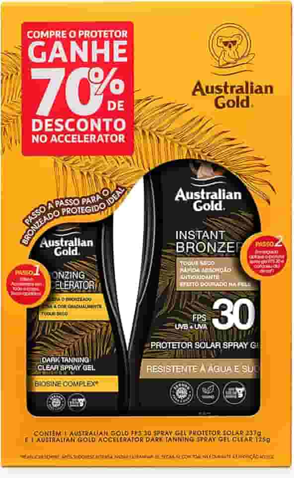 Promopack FPS 30 237ml + Acerador 125ml (70%), Australian Gold