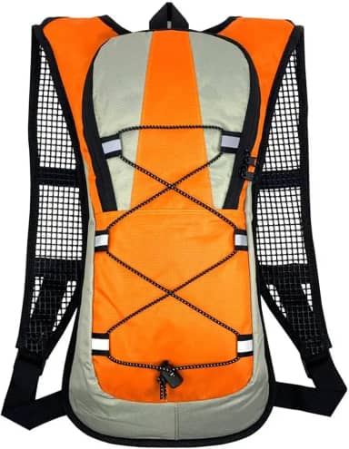 Mochila de Hidratação 2L Impermeável J'PRIB, Bolsa com Refil de Água para Corrida, Bike e Trilhas