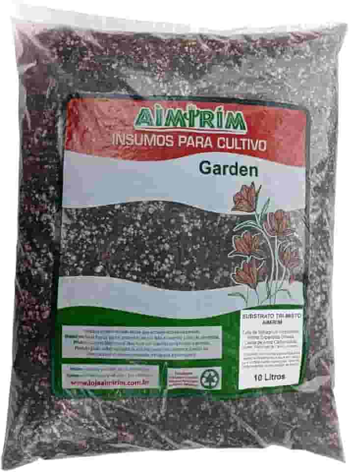 10 Litros Substrato Misto: Turfa, Perlita E Casca de arroz carbonizada