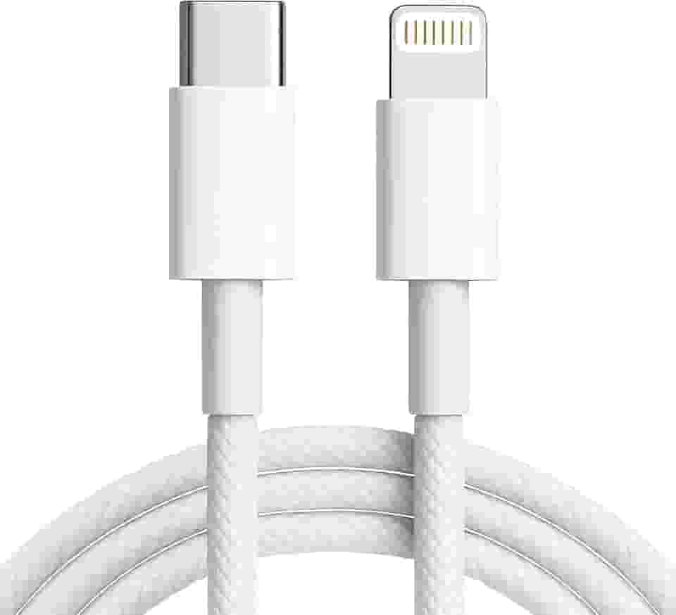 Cabo Carregador 2 Metros Lightning USB-C 30W Compatível com iPhone 14/14 Pro/Max 13/13 Pro/12/12 Pro/Max/11/11 Pro/XS/Max/XR/X/8/8 Plus Carregamento Rápido Turbo Resistente e Durável