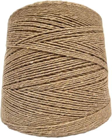 Barbante Eco Brasil 6 fios 1kg 980m Soberano cores a escolha (Bege)