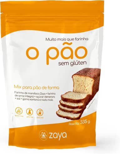 Zaya Bread Mix - Mix Para Pão De Forma Sem Glúten