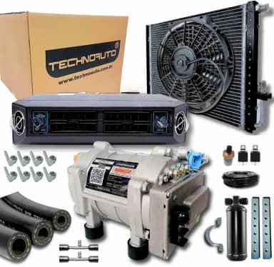 Kit Ar Condicionado Universal Elétrico 20.000 Btu 12v Ou 24v