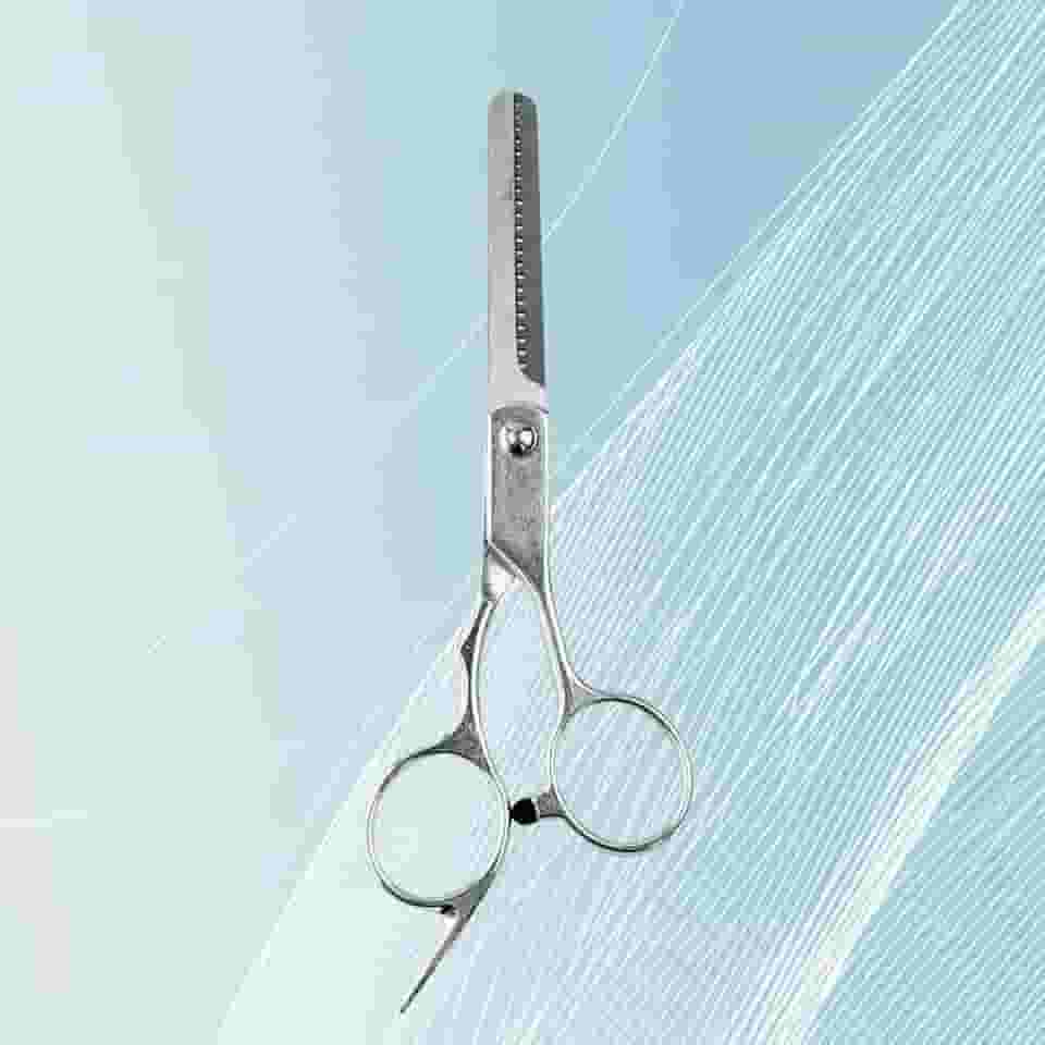 1 tesoura de corte de cabelo, tesoura de corte de dentes, tesoura profissional de barbeiro texturizadora, tesoura premium para corte de cabelo, salão e casa