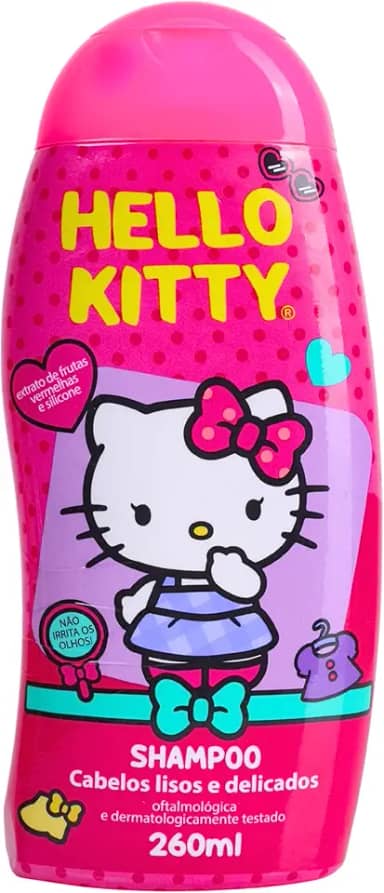 Betulla Shampoo Infantil Hello Kitty Lisos E Delicados 260Ml