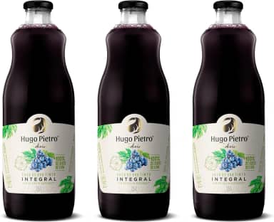 Suco de Uva Tinto Integral Hugo Pietro (1,5 L, SEM GLUTEN) (3 Unidades)