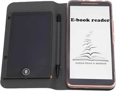 E Reader, leitor de e-book capacitivo HD de 5,7 polegadas com bloco de escrita, suporte WiFi Bluetooth, câmera embutida e alto-falante para reprodução de vídeo e som de fotografia