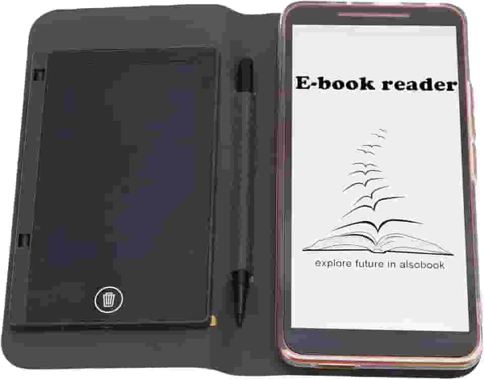 E Reader, leitor de e-book capacitivo HD de 5,7 polegadas com bloco de escrita, suporte WiFi Bluetooth, câmera embutida e alto-falante para reprodução de vídeo e som de fotografia