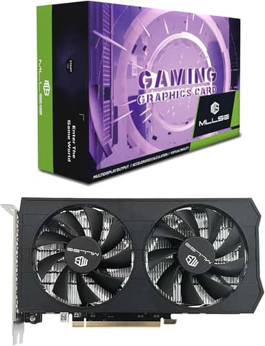 Placa gráfica RX 5500 XT, 8 GB GDDR6 128 bits PCIe 4.0 × 8 placa de vídeo para jogos 1080p 2K GPU para desktop