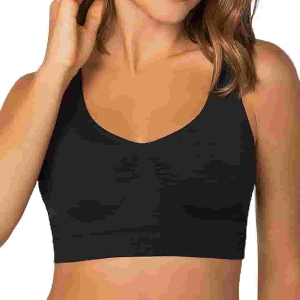 Top Lupo Sutiã Alta Sustentação Nadador Sem Costura Sem Bojo