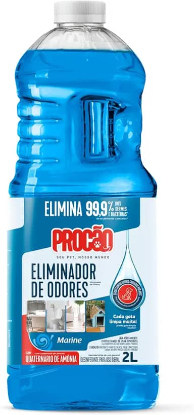 PROCÃO Eliminador de Odores Marine Bactericida 2 Litros