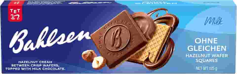 Bahlsen Biscoito Wafer Com Recheio De Torrone De Avelã E Cobertura De Chocolate Ao Leite First Class Caixa 125G