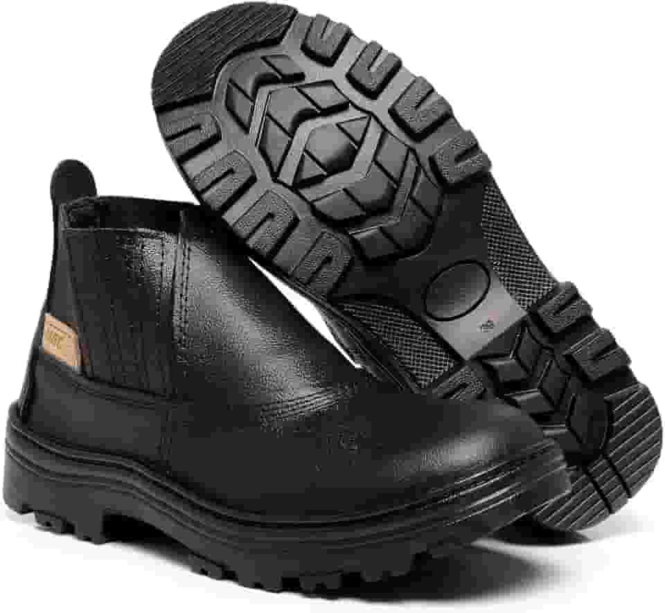 Bota De Couro Para Trabalho Segurança EPI
