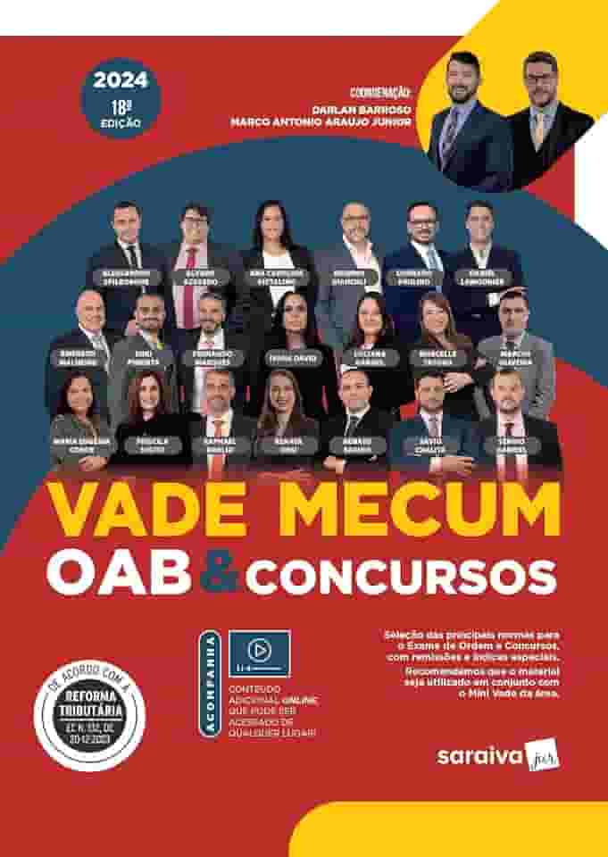 Vade Mecum OAB '||chr(38)||' Concursos - 18ª Edição 2024