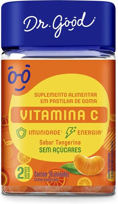 Vitamina C tangerina 30 gomas