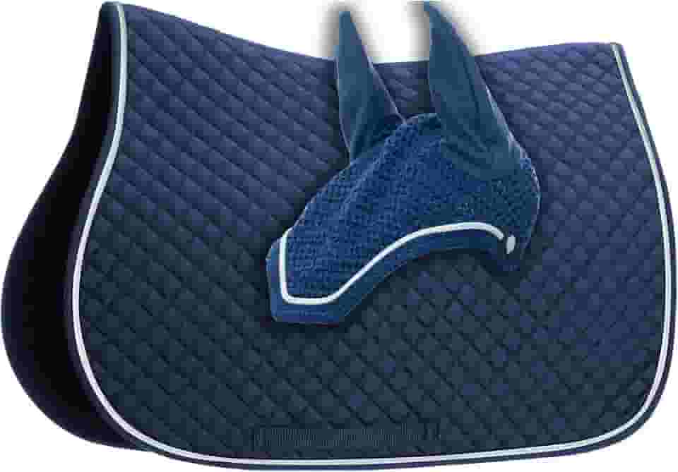 Equinavia Conjunto de sela e capô multiuso Voss para cavalos