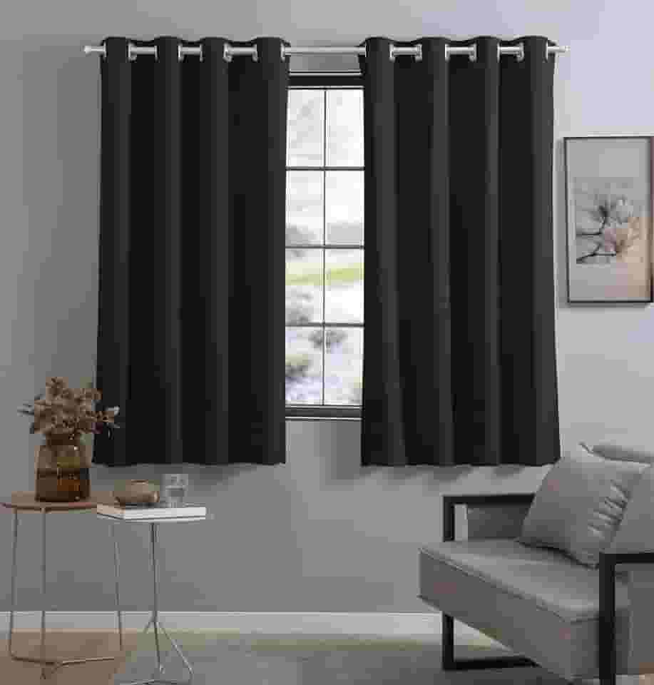 Cortina Tecido Blackout Corta Luz 80% 2,70 X 1,60m (Preto)