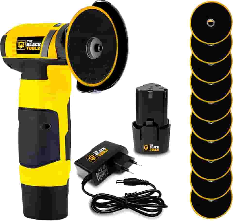 Rebarbadora Esmerilhadeira Sem Fio 12V 660W com 2 Baterias e 10 Discos - BMR120 The Black Tools
