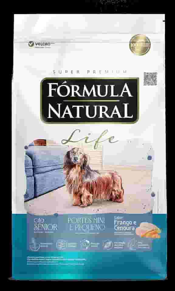 Fórmula Natural Life Ração Seca Para Cães Sênior De Pequeno Porte Sabor Frango 1Kg