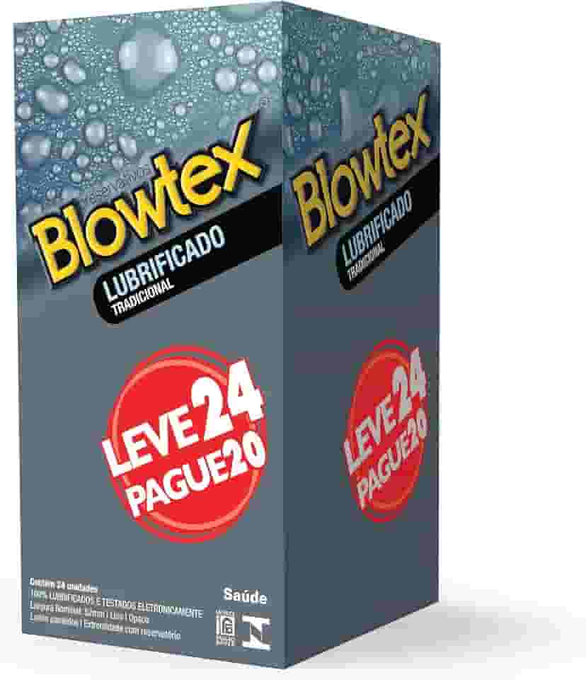 Blowtex Lubrificado Leve 24 Pague 20 unidades