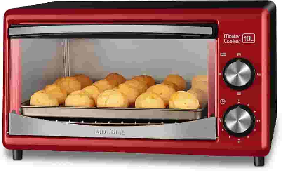 Forno Elétrico Master Cooker 10L, Mondial, Vermelho/Preto, 650W, 110V - FR-20
