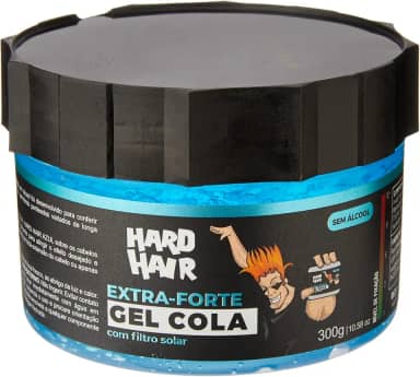 Gel Cola Hard Hair Azul 250 G