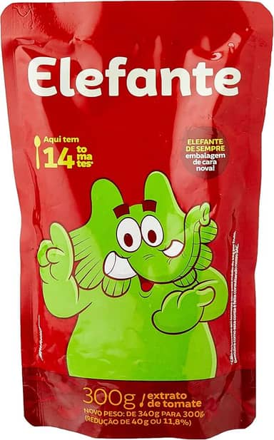ELEFANTE EXTRATO TOMATE SACHE 300G