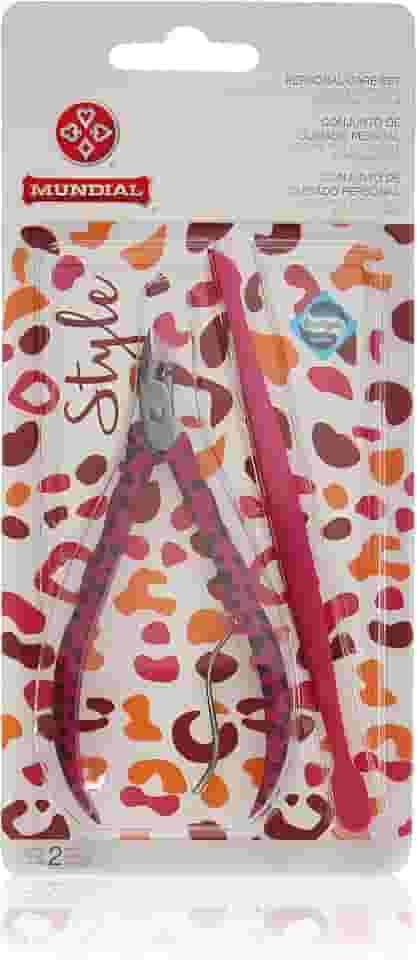 Mundial Alicate cuticula +Espatula (758) Estampado