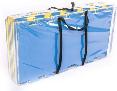 KIT TATAMES EVA- KIT HOME COM 8 PEÇAS MED. 100X50X40MM- PLACAS BICOLORES…