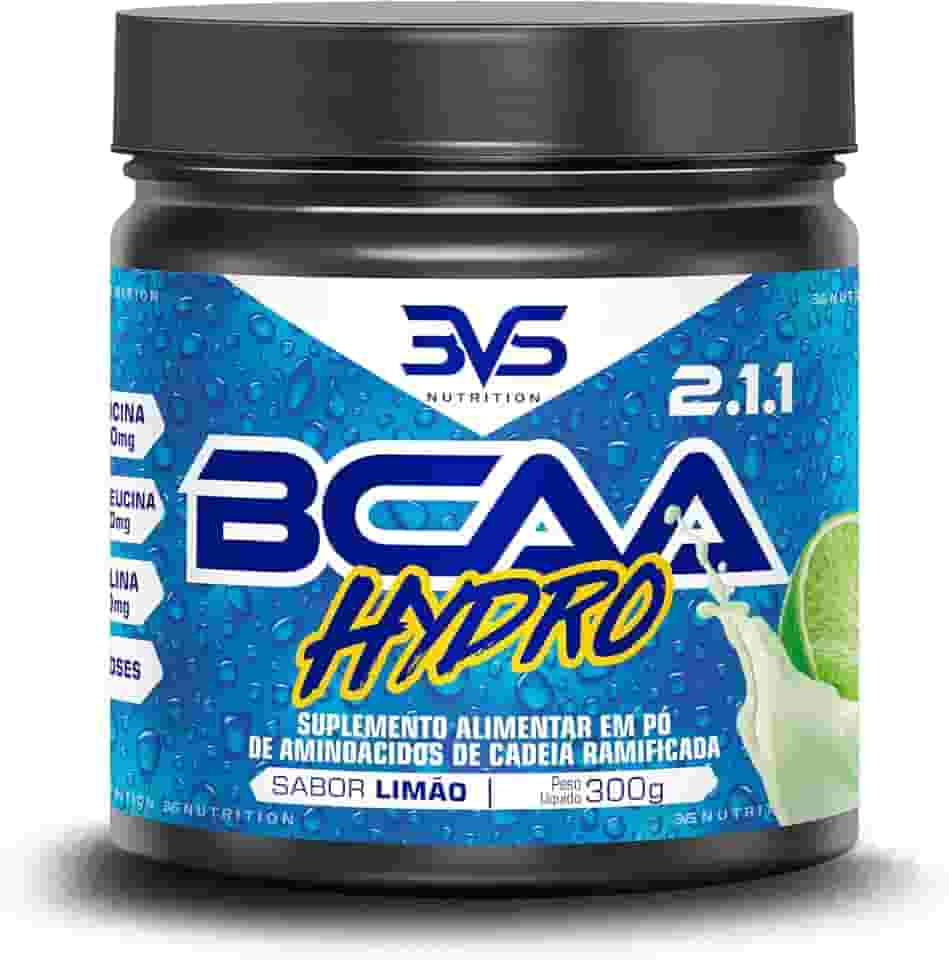 BCAA Hydro 300g | Sabor Limão | 3VS Nutrition