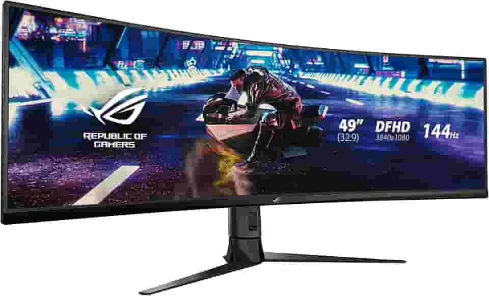 ASUS ROG Strix XG49VQ Super Ultra-Wide HDR Gaming Monitor 124.5 cm 32:9 (3840 x 1080) 144Hz FreeSync 2 HDR