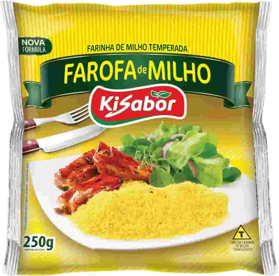 KiSabor Farofa De Milho Kisabor 250 Gramas