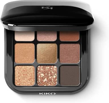 KIKO MILANO, New Glamour Multi Finish Eyeshadow Palette, Paleta de Sombras, Cor 02 Sunset Vibes
