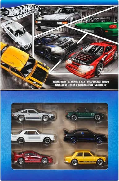 Hot Wheels Collector Veículo de Brinquedo Pacote Carros Japoneses para crianças a partir de 3 anos