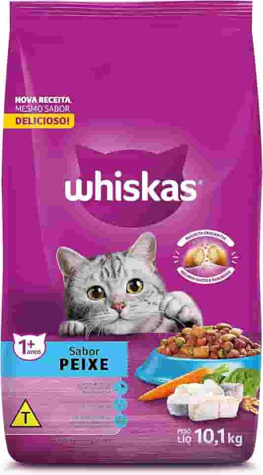 whiskas Ração Whiskas Peixe Para Gatos Adultos 10 1 Kg