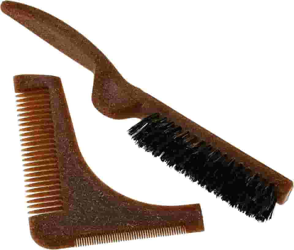 ZKMAGIC Kit Barbeiro (Escova Barba/Pente Modelor) Eco Line Marilu