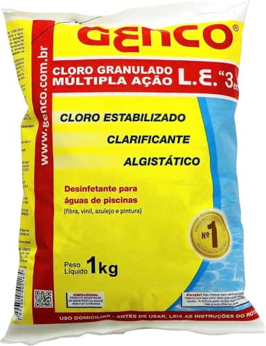 GENCO L. E. CLORO GRAN. 1kg MULTIPLA ACAO