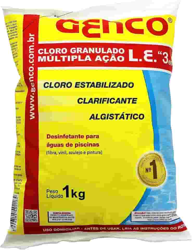 GENCO L. E. CLORO GRAN. 1kg MULTIPLA ACAO