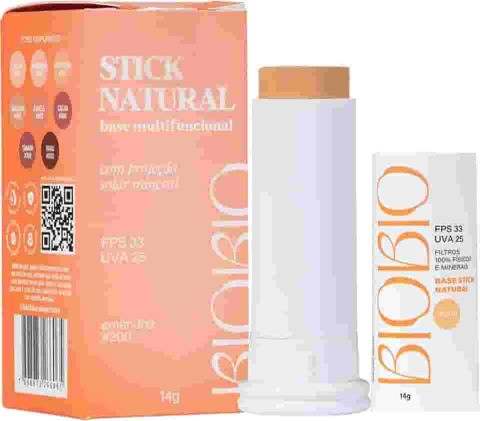 Base Multifuncional Em Bastão Com Cor E Protetor Solar Fps33 Tom #200 (Amêndoa)