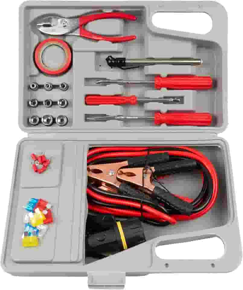 Kit de emergência para veículos com 32 peças, Eda, 9NU, Cinza