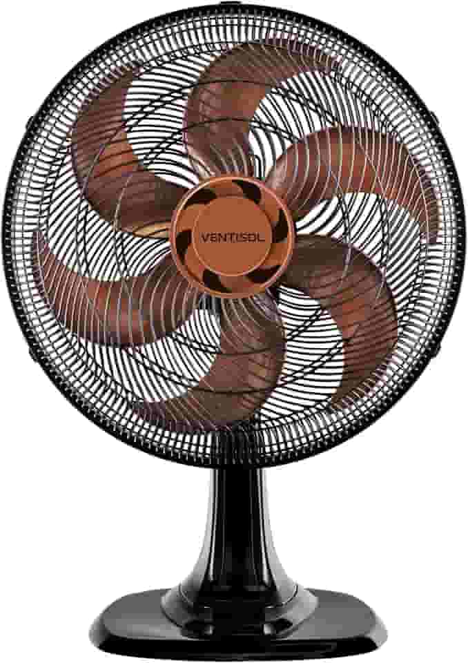 Ventisol Ventilador de Mesa Oscilante, Turbo, Bronze, 40cm, 127V