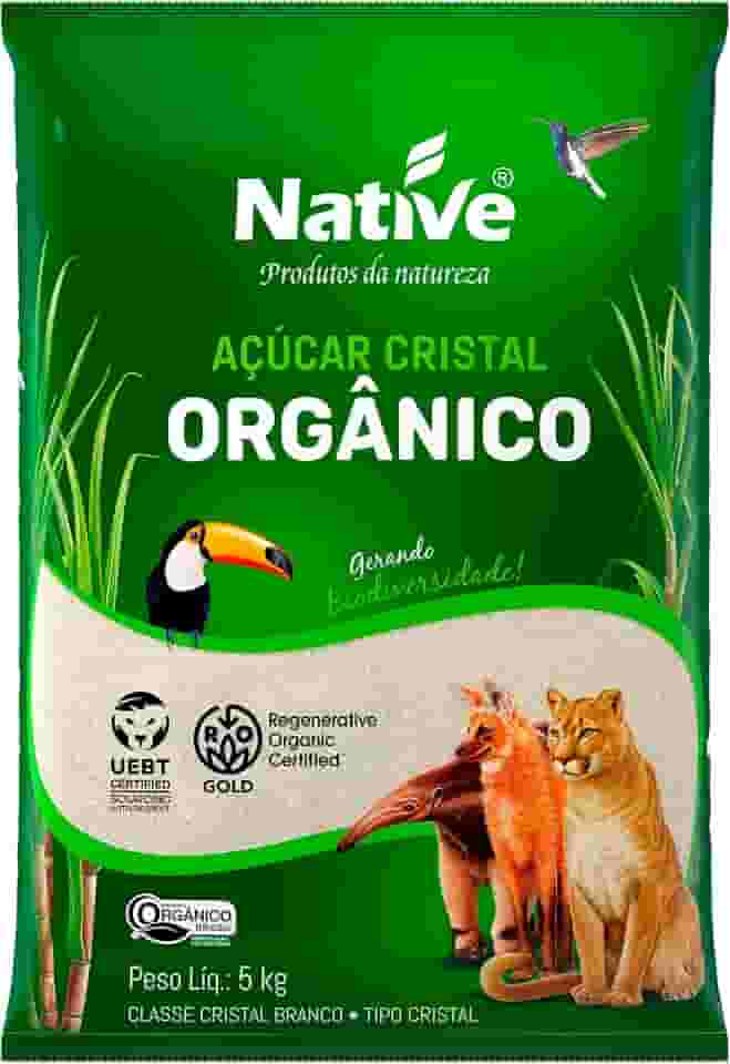 Açúcar Cristal Orgânico, Native 5 kg