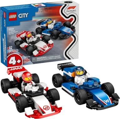 LEGO City Formula 1 Carros de Corrida de F1® da Williams Racing e Haas F1® 60464