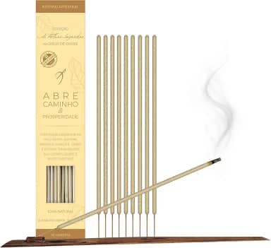 Casa Arole Incenso As Folhas Sagradas: Abre Caminho e Prosperidade | Aromaterapia + Óleos Essenciais + Florais de Bach por Diego de Oxóssi