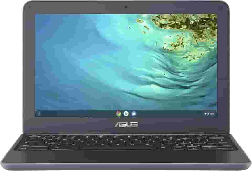 Laptop Asus Chromebook de 11,6 polegadas, MediaTek MT8173C 2,1 GHz, 4 GB de RAM, 32 GB de eMMC, WiFi, Bluetooth, Webcam, Chrome OS + NexiGo 32 GB Pacote de cartão MicroSD