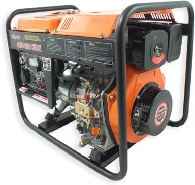 Vulcan Trent Gerador a Diesel 269Cc 7Hp 3.6 KVA 3600Watts Bivolt Partida Elétrica com Bateria VGE3600D