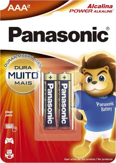 PILHA ALCALINA AAA COM 2 LR03XAB/2B192