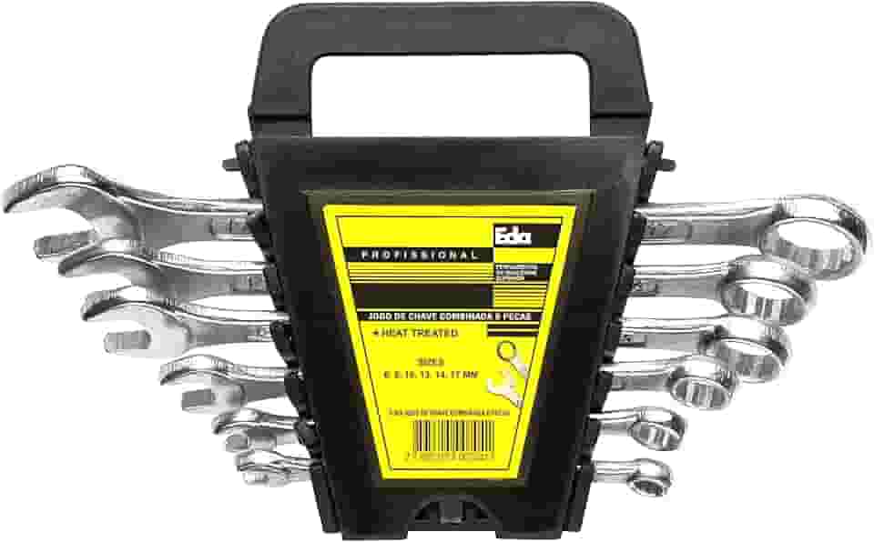 EDA Chaves Combinadas 6 Peças Eda Preto
